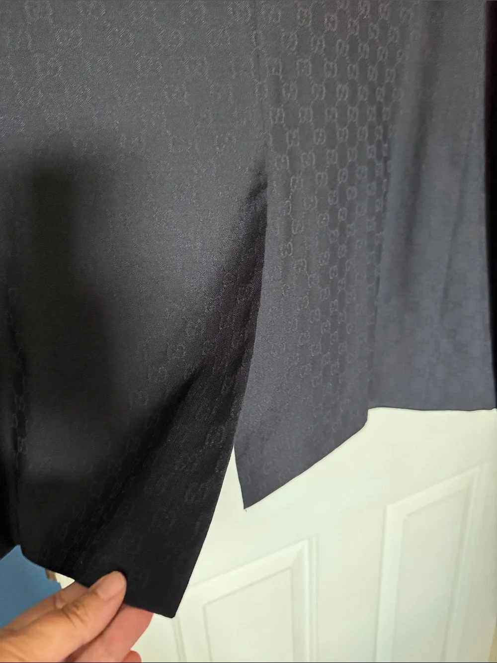 Gucci Black Men's Single-Breasted Sport Coat